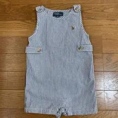Polo by Ralph Lauren ストライプロンパース 24M