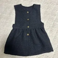 ペプラムベスト　ツイード