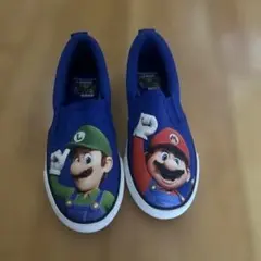 スーパーマリオブラザーズ ザムービー スリッポン 20cm マリオ ルイージのサムネイル
