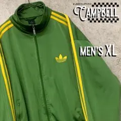 【レアカラーXL☆EU輸入90s】アディダス トレフォイル刺繍トラックジャケット