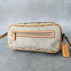 COACH Signature Canvas Mini Shoulder Bag