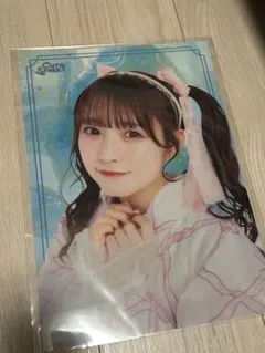 CUTIE STREET LARMEコラボ浴衣すきくじ 梅田みゆ　クリアポスター