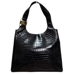 美品 フェラガモ 2way ワンショルダー　ハンドバッグ ヴァラ クロコ型押しのサムネイル