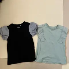 ELFINDOLL フリル袖 Tシャツ 130.140 2枚セット