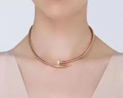 【芸能人愛用♪】ジュストネックレス ジュスト 釘 レアアイテム 高みえ