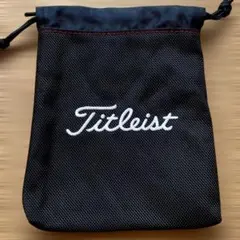 【新品】Titleist タイトリスト ゴルフ ポーチ 巾着袋 ブラック