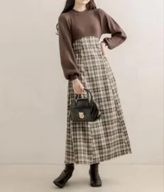 ニットドッキングワンピース　OLIVE des OLIVE