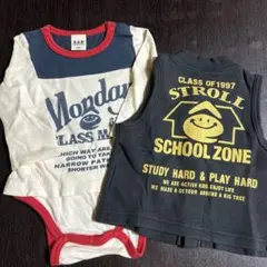 70㎝　e.a.B長袖Tシャツと、 e.a.Bベストのセットのサムネイル