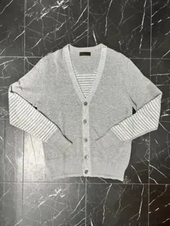 新品　Rinascente ダークグリーン ダブルブレスト カーディガン グリーンプレッピーカーディガン – TORUGATO