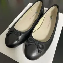 【美品】ORiental TRaffic 黒 パンプス バレエシューズ 22.5