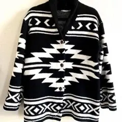 美品　ニットカーディガン　コート　レディース　メンズ　アウター　カウチン