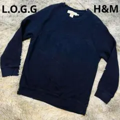 【大特価】 L.O.G.G.ブラック クルーネック トレーナー EURサイズS