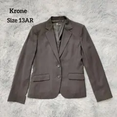 Krone クローネ テーラードジャケット ピンストライプ 13AR XL