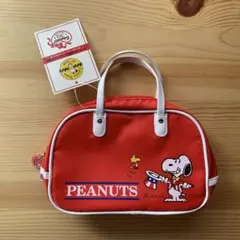 ★未使用品★ スヌーピー　60周年　サンリオ50周年　ボストンバッグ型ポーチ
