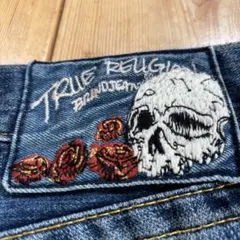 ネ*申様 品薄 True Religion バギーデニム 赤ステッチ 29 正規 - メルカリ