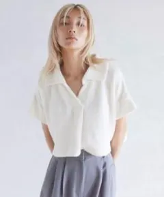 searoomlynn ☆ スキッパーhalfルーズトップスのサムネイル