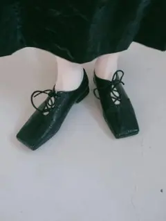 【sahara】Metallic Flat Shoes black