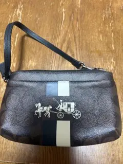 美品】coach 黒ショルダーバッグ エンボスド ホース33521 - メルカリ