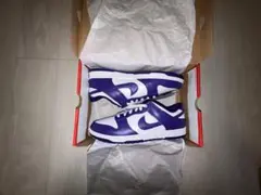 新品未使用NIKE DUNK low RETROコートパープル