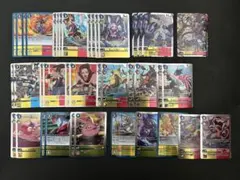 デジモンカード 黄　汎用 セット デッキパーツ