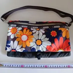 LeSportsac フラワーパターン ショルダーバッグ