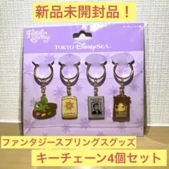 【新品未開封品！】ファンタジースプリングス　ラプンツェルキーチェーン４個セット