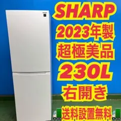546 SHARP 2023年製　中型冷蔵庫　200L〜300L 超極美品　格安のサムネイル