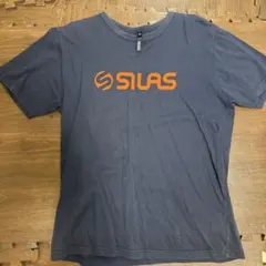 SILAS ロゴプリント Tシャツ ネイビー M