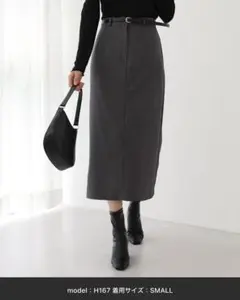 グレー タイトスカート Sサイズ スリットありのサムネイル