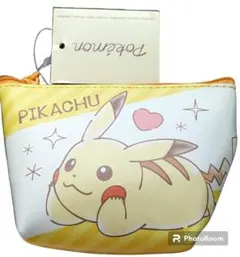 4*！様 ポケモン　ポケットモンスター　激かわピカチュウ　小銭入れ　ミニポーチ