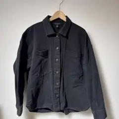 バナリパ コットン ジャケット 黒　mサイズ モールスキンぽい