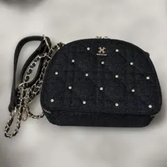 NICE CLAUP ノベルティ キルティングバッグ ブラック