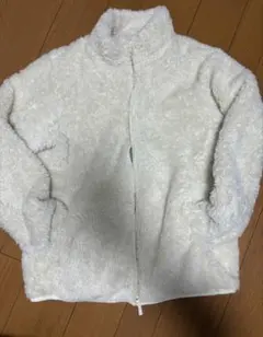 未使用品) 160 ユニクロ ボアジャケット フリース ジャンパー　防寒