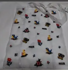 【新品】フェイラー FEILER ブリジットタナカ ハイジ　刺繍コラボバッグ
