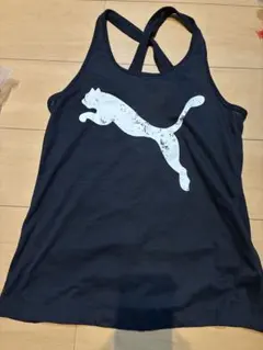 PUMA ノースリーブ タンクトップ ブラックのサムネイル