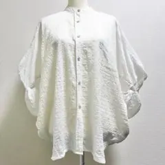 ヤッコマリカルド 波型ピンタック コットン シャツ 0 - メルカリ
