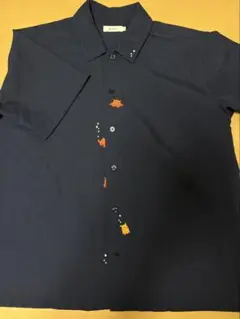 【グラニフ】メンダコ　ビッグシルエットポリトロ半袖シャツ