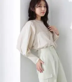 NATURAL BEAUTY BASIC ドルマンスリーブブラウス
