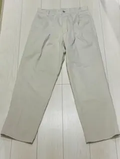 Eddie Bauer 90s メンズ ワイド チノパン 白 32x30のサムネイル