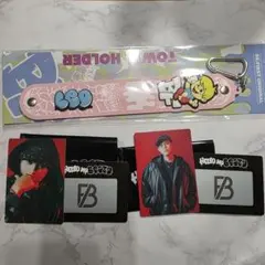 ビーファースト　くじ　レオ　タオルホルダー トレカA,B3点セット