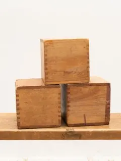 木製の大きな積み木 ブロック レトロ