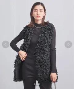 United Arrowsユナイテッドアローズ/LOOPニットベストグレー