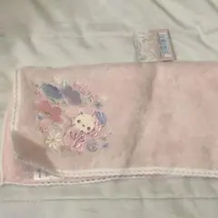センチメンタルサーカス　シャッポ　刺繍デザイン ピンクタオル