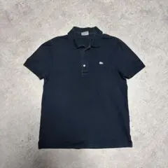 ラコステ ポロシャツ 日本製 ブラック 文字ワニ 80年代 - メルカリ