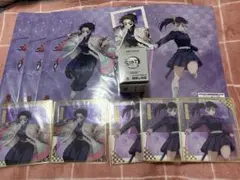 アニプレくじ　鬼滅の刃　胡蝶しのぶ　栗花落カナヲ　クリアファイル　色紙　ねんどろ