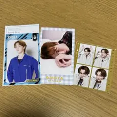 SnowMan 渡辺翔太　ハッピー4カット、POWERカード　寝顔&寝相カード