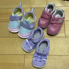 キッズスニーカー 3足セット　13.5cm