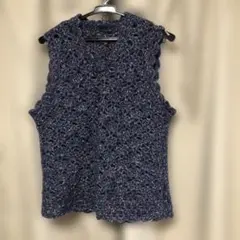 手編みのベスト