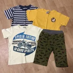 男児　Tシャツ　ズボン　セット　まとめ売り　ジーユー　ブランシェス