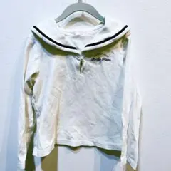 メゾピアノmezzo piano 長袖カットソー　セーラー襟　130cm